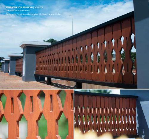 JEMBATAN SITU BABAKAN JAKARTA Conwood Decorative deck 6”