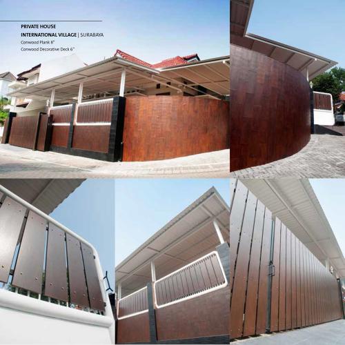 PRIVATE HOUSE INTERNATIONAL VILLAGE SURABAYA Conwood Plank 8” Conwood Decorative Deck 6”