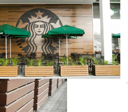 STARBUCKS COFFEE CIPUTRA WORLD SURABAYA Conwood Decorative Deck 4”