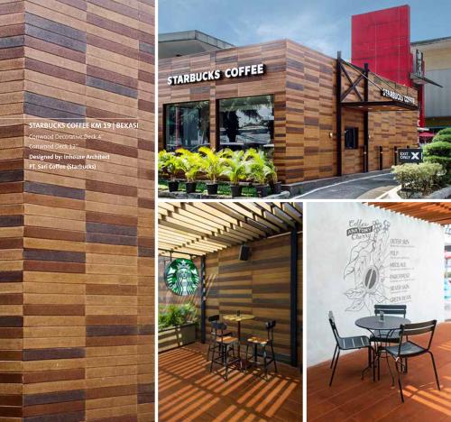 STARBUCKS COFFEE KM 19 BEKASI Conwood Decorative Deck 4” Conwood Deck 12”