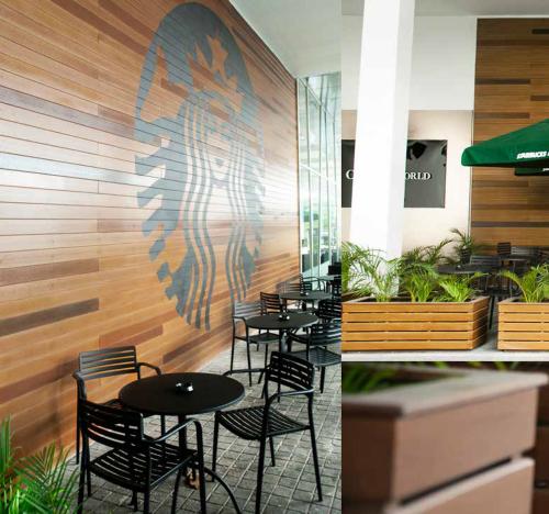 STARBUCKS COFFEE CIPUTRA WORLD SURABAYA Conwood Decorative  Deck 4”