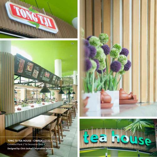 TONG TJI TEA HOUSE CIWALK BANDUNG Conwood Plank 2” Decorative Deck 4”